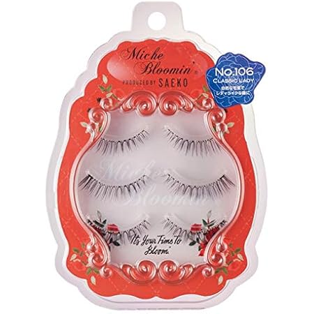 Amazon ミッシュブルーミン No １０６ 紗栄子プロデュース クラシックレディ ３ペア つけまつげ 通販