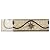 Stone Center Online Wishingstar Gold 4x12 Marble Mosaic Border Listello Tile Polished Kitchen Bath Wall Floor Backsplash Shower (1 Piece)