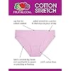 Fruit-of-the-Loom-Womens-Underwear-Cotton-Stretch-Panties-Regular-Plus-Sizes Fruit of the Loom Women's 6 Pack Cotton Stretch Bikini Panties, Assorted, 5