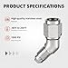 EVIL ENERGY 4AN Male to 4AN Female 45 Degree Swivel Brake Line Fitting, AN Adapter Coupler, Easy Install, Leak-Free for Automotive & Racing Performance, Stainless Steel Silver