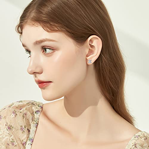 Highland Cow Earrings for Women,Sterling Silve Highland Cow Earrings Cute Scottish Cow Studs Hypoallergenic Jewelery Easter Mother's Day Gifts4