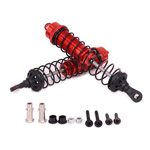 2Pcs Rc Front Rear Hardened Spring Rate Shock Absorber 140Mm For 1 8 Scale Hpi Hsp Traxxas Redcat Crawler Buggy Car Adjustable Hop-Up Parts #TOP3