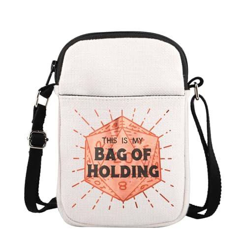 Bag Of Holding Crossbody Bag DND Dice Canvas Crossbody Bag DM GiftDnD Bag of Holding Inspired Gift Tabletop Game RPG Gift
