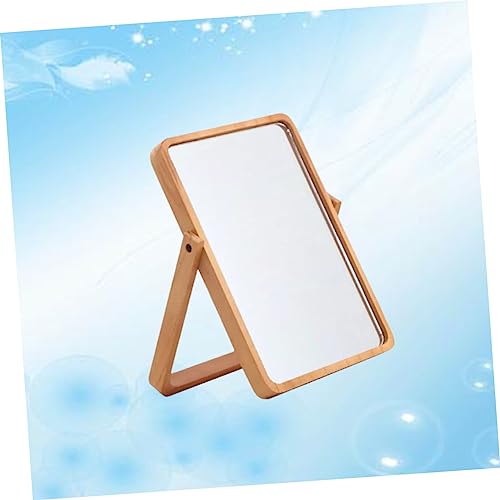 Espejo para maquillaje plegable con luz diseño cuadrado miniatura 7