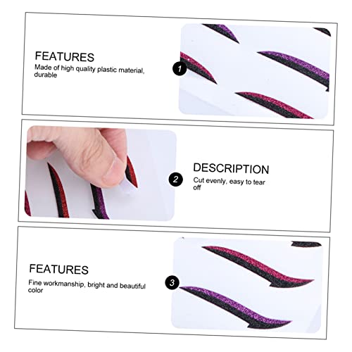 Healeved 12 pares adhesivos para doble párpado y delineador miniatura 6
