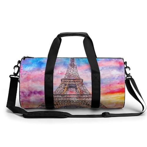 Sac de voyage Tour Eiffel Paris - Duffel bag 45x23x23cm polyvalent pour sport et gym