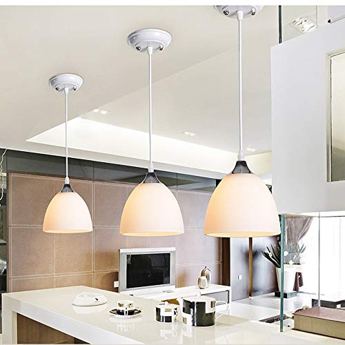 Suspension luminaire vintage cuisine verre transparent E27 - 5