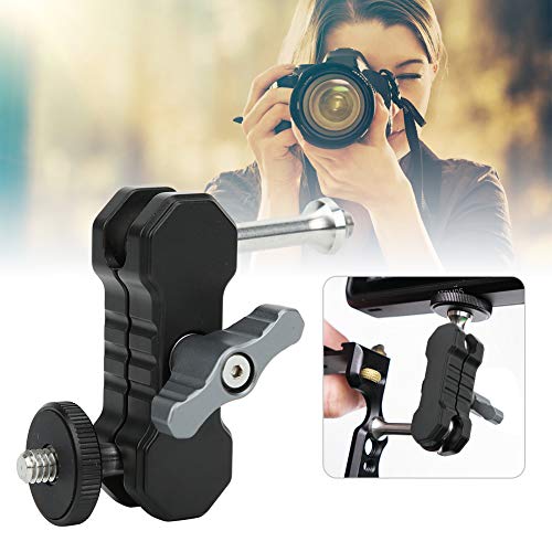 Image of Aluminium Alloy Magic Arm Ballhead Support Cage Expansion Stand Bracket Accessory Professional Photography Equipment Mount for DSLR Cameras Video Lights Microphones Black 1 /4 Inch