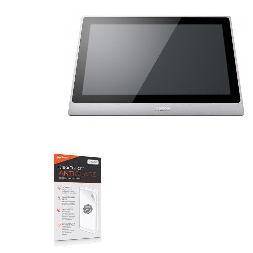 BoxWave Screen Protector Compatible with AAEON OMNI-221M - ClearTouch Anti-Glare (2-Pack), Anti-Fingerprint Matte Film Skin