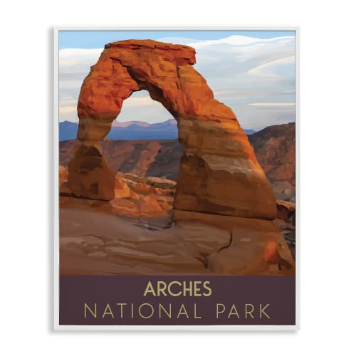 Arches National Park Desert Canyon, 24 x 30 Inch Framed Giclée Print