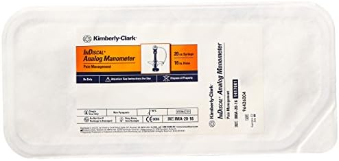 Halyard Health IMA-20-16 Analog Manometer, 16 Gauge, 20 cc Volume