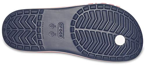 CROCS Bayaband Flip - Navy/Pepper - M6W8 , 205393-4CC-M6W8, Unisex Adult , Navy/Pepper , M6W8