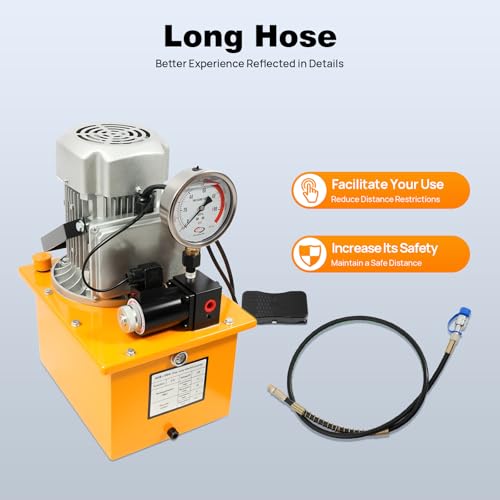 Pompe hydraulique electrique avec electrovanne commande precise 7L - 7