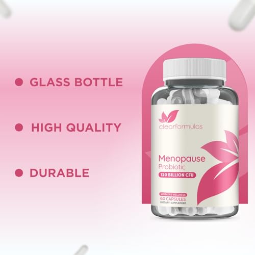 120 Billion CFU Menopause Probiotics for Women - Complete Menopause Relief Formula with Prebiotics and Probiotics for Women with 20 Beneficial Shelf Stable Strains & Cranberry Extract (30 Servings) - Image 4
