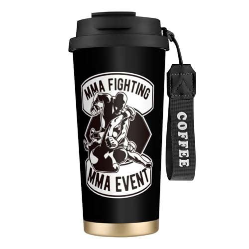 タンブラー Mma 総合格闘技 グッズ 水筒 コーヒーカップ コンビニカップ ステンレスボトル 保温保冷 ストロー付き 持ち運び 直接ドリップ 大容量 おしゃれ プレゼント