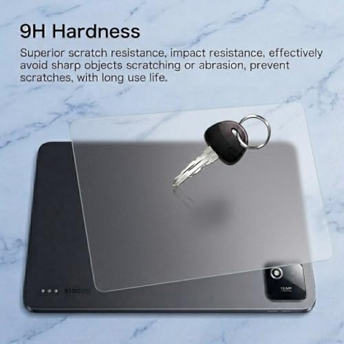 Image of Saco Hydrogel Anti-Glare Screen Protector Compatible for Xiaomi Pad 8 /8 Pro / 7 /7 Pro | Xiaomi Pad 8 Screen Protector - Flexible Soft Film, Bubble-Free, Scratch Resistant, HD Clear Back Protection