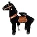 PonyCycle Pony Cycle Riding Horse Black Horse- Small Riding Horse