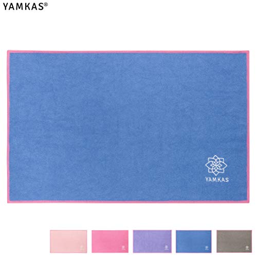 Yamkas Yoga Handtuch Klein 61x35cm  Kleines Mikrofaser Fitness Handtücher