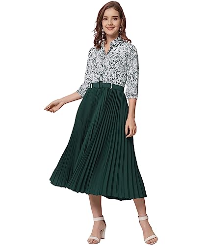 Image of ZWERLON Girl's A-line Midi Dress