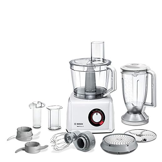 Bosch MC812W501 MultiTalent - Robot da Cucina Compatto, 1000 W, Ciotola XXL 3,9 l, Bianco/Bianco