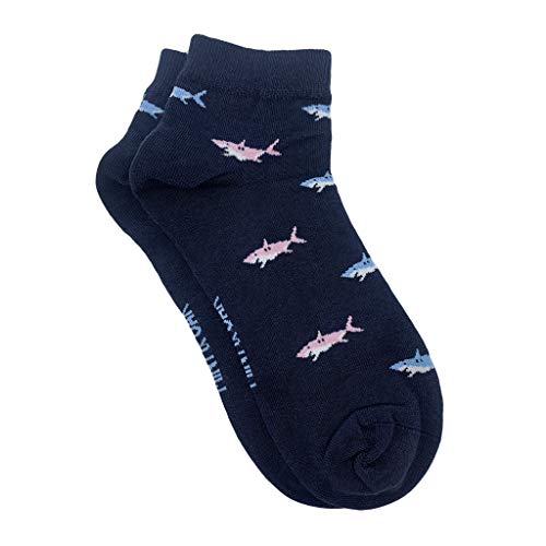 Image of Mint & Oak Men Ankle Socks, Printed Funky Socks, Cotton Unisex Ankle Length Sock, Odour Free Socks - Pack of 1