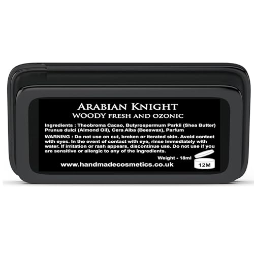 Solid Cologne For Men After Shave Aftershave balm Smoky Oud with Woody and Amber (Arabian Knight, 18ml) - Image 5
