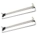 2 x SO-Tech® Percha Soporte Colgador Extraíble Perchero Telescópico para Armario 350 mm
