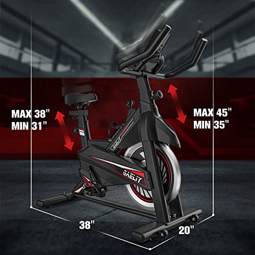 Exercise Bike-Stationary Cycling Bike With Lcd Monitor,Ipad Mount And Comfortable Seat Cushion For Home Gym #TOP2
