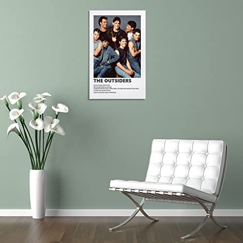 The Outsiders Movie Posters (2) Canvas Wall Art Prints For Wall Decor Room Decor Bedroom Decor Gifts 20X30Inch(50X75Cm) Frame-Style #TOP4