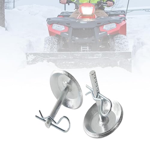 Patins de déneigeuse à base antidérapante et fixation rapide pour ATV - 4