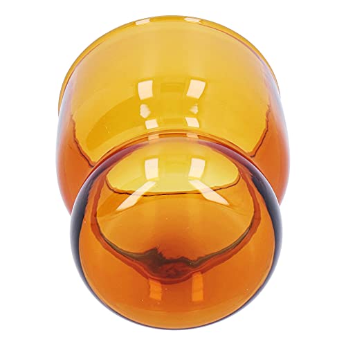 Drinking Glass Cup Heat?Resistant High Borosilicate Glass Suitable for Milk, Beer, Coffee, Malt, Tea, Whiskey(Brown)