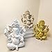 Yahu Lando Indian God Lord Ganesha Statue,Hindu Elephant Statue Ganpati Idol Buddha Sculptures,Hindu Gift,Home Temple Mandir Meditation Yoga Room Decor 7.87