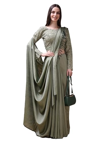Sari en soie pour femme, la tenue indienne traditionnelle élégante pour les mariages