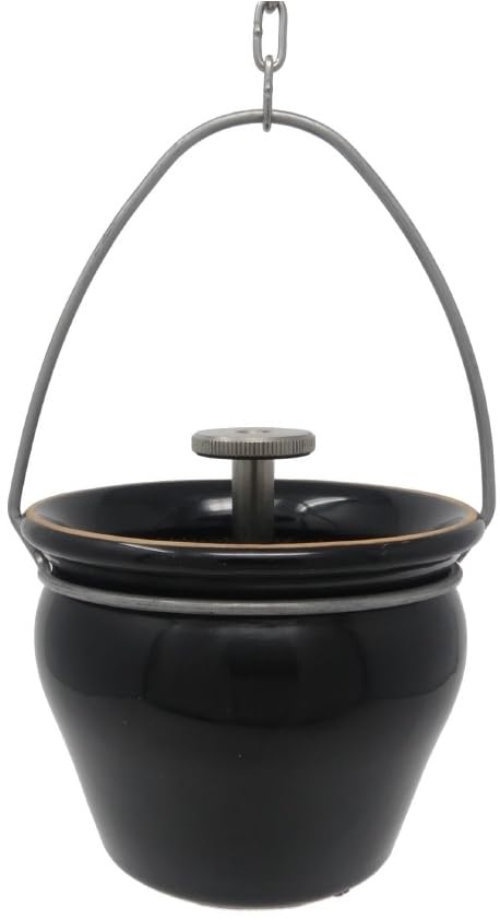 Eliga Aroma/Infusion Pot for Sauna with Drip Valve Black