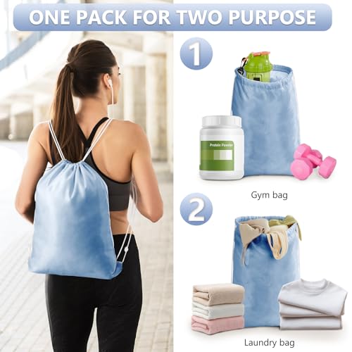 Image of 8 Set Packing Cubes for Travel, Gifts for Women Mom,Anti-Tearing Suitcase Organizer for Luggage with Shoe & Hanging Toiletry Bag,OlarHike Vacation Essentials & Accessories for Cruise Ship,Blue