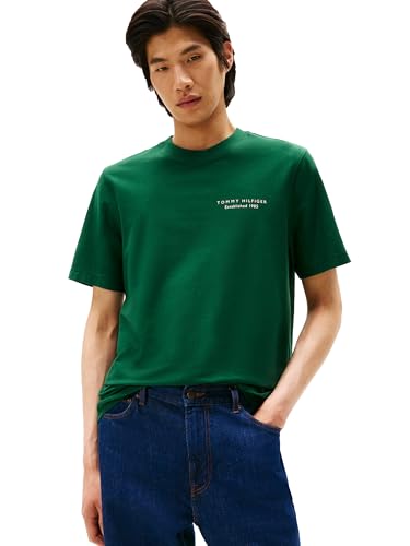 Tommy Hilfiger Men's Photo Print Tee, Ornamental Green X-Large