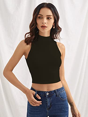 Image of Shasmi Women Crop Top, Ribbed, Stylish Tank Top, Soft and Comfy Fabric has Some Stretch