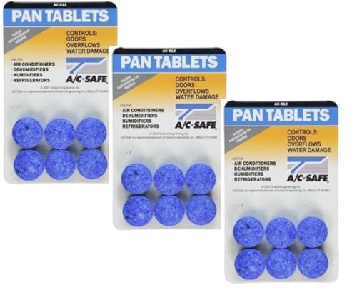 Air Conditioner Pan Tablets 6 ct Tablets (3 PACK), Clean Condensate Pans and Eliminate Odors