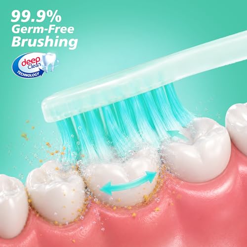 Image of Enshine Expert Protection Toothbrush for Adults - Pack of 4 | Double-Tapered Ultra Soft PBT Bristles | Premium Tooth Brush Set for Sensitive Gums | Deep Gum-Line Plaque Removal | Manual Toothbrush with Non-Slip Grip Multicolor
