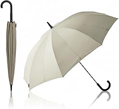 Marna Shupatto Umbrella (Folds Instantly Without Your Hands Dry), Buttonless (22.8 inches (58 cm)/24.4 inches (62 cm)), Women's, Men's, Suitable for Sunny or Rainy Weather, Rain Umbrella, Long Umbrella