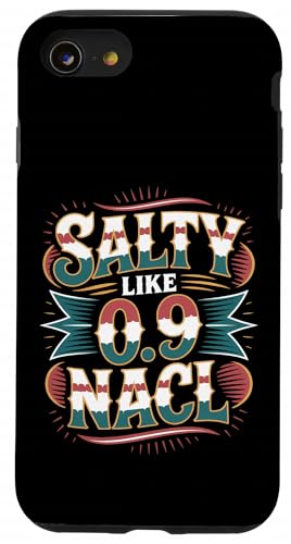 Salty Like 0.9 NaCl 医療塩の看護師のジョーク - スマホケース iPhone SE (2020) / 7 / 8 用