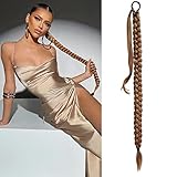 Braided Ponytail Extension For Women Wrap Around Ponytail Extension With Hair Tie 40 Inches Braid Po
