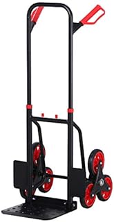 DURHAND Steel Climbing Stairs Trolley Hand Trucks 6-Wheels Foldable Load Cart 150kg
