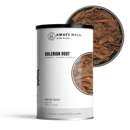 AWAFI MILL Valerian Root Dried Whole Valeriana officinalis for Traditional Culinary Use Heritage Decoctions & Slow Preparations - 100 g | 3.5 Oz