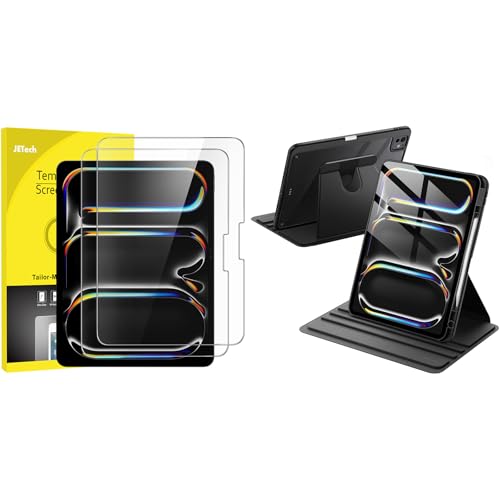Funda 360 Grados y Protector JETech para iPad Pro 13 M5 M4 Construcción Premium
