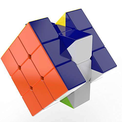 Zenda Naturals Professional 3x3 Speed Cube Puzzle - Stickerless, Durable & Smooth Corner Cutting - for Kids & Adults - Better Than Original 3x3x3 Cube!