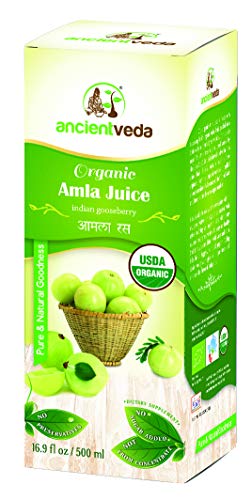 Amla Juice Organic/Indian Gooseberry 500 ml - USDA Certified Organic