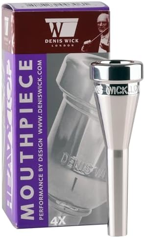 Denis wick Dw6882-4x Boquilla para trompeta Heavytop plateada