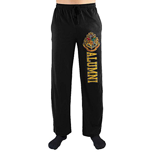 Bioworld Harry Potter Hogwarts University Alumni Print Men's Loungewear Lounge Pants
