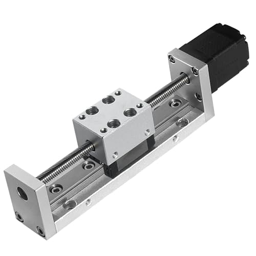 Pequeños tornillos de actuador de movimiento lineal con longitud de recorrido efectiva del motor para piezas de molino CNC DIY X Y Z lineal (40mm)